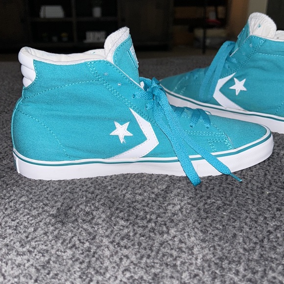 Converse All Star High Top Turquoise/White - Picture 7 of 11
